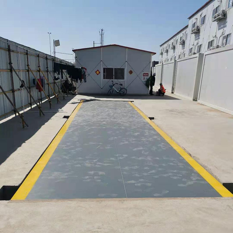 山東煙臺建筑工地120噸地磅汽車衡